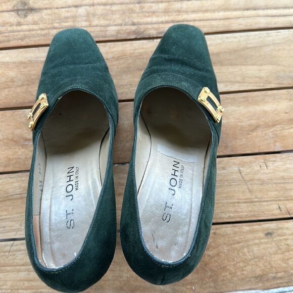 St. John’s Suede Heeled Shoes 6.5 - Picture 6 of 10